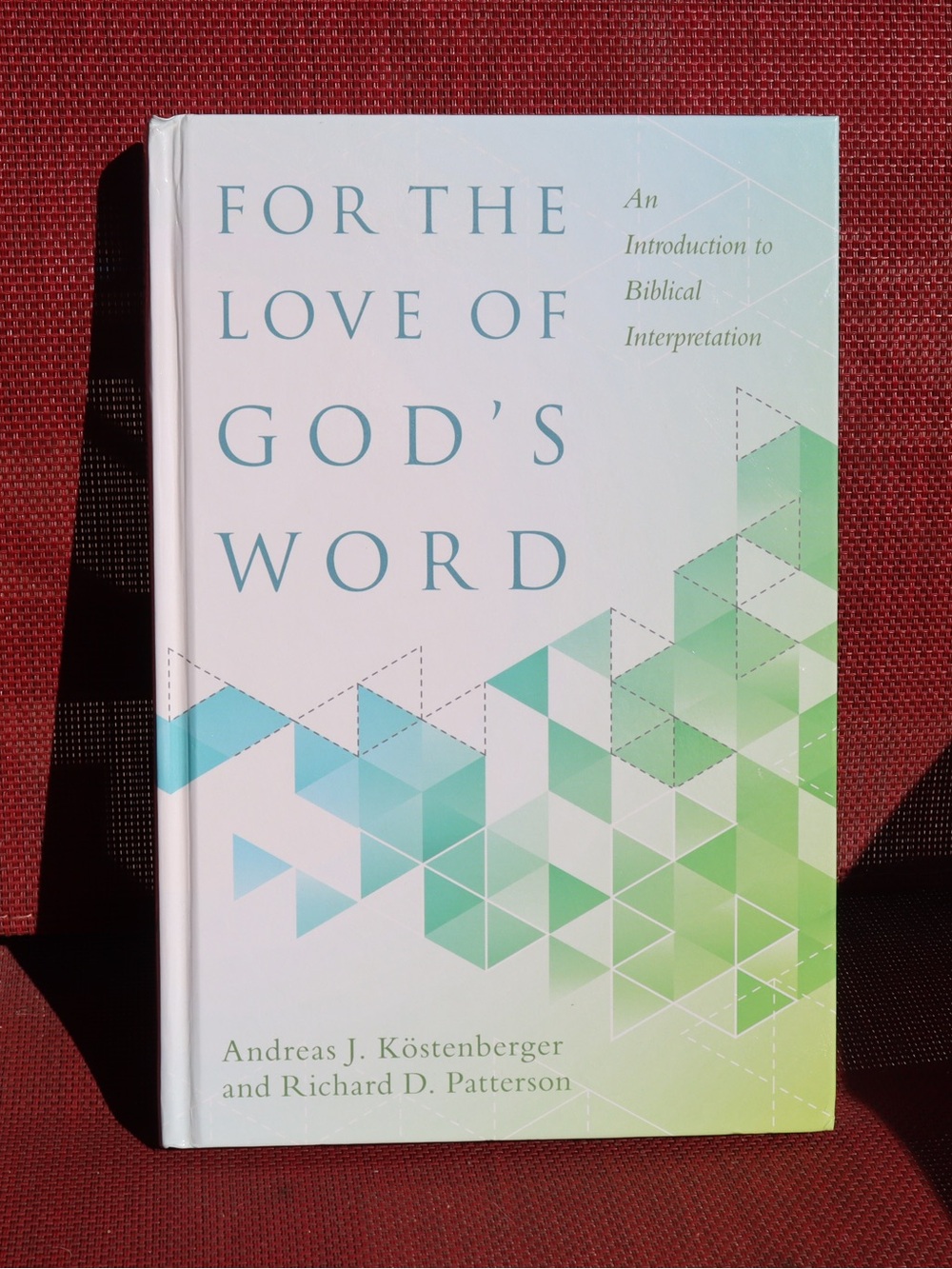 For the Love of God's Word Hardcover Book - White & Green